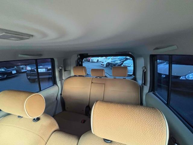 キューブ 15X Vセレクション ETC バックカメラ TV アルミホイール スマートキー アイドリングストップ 電動格納ミラー CVT 盗難防止システム 衝突安全ボディ ベンチシート ABS CD USB ローダウン車高調 ホイール(50枚目)