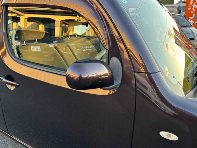 キューブ 15X Vセレクション ETC バックカメラ TV アルミホイール スマートキー アイドリングストップ 電動格納ミラー CVT 盗難防止システム 衝突安全ボディ ベンチシート ABS CD USB ローダウン車高調 ホイール(61枚目)