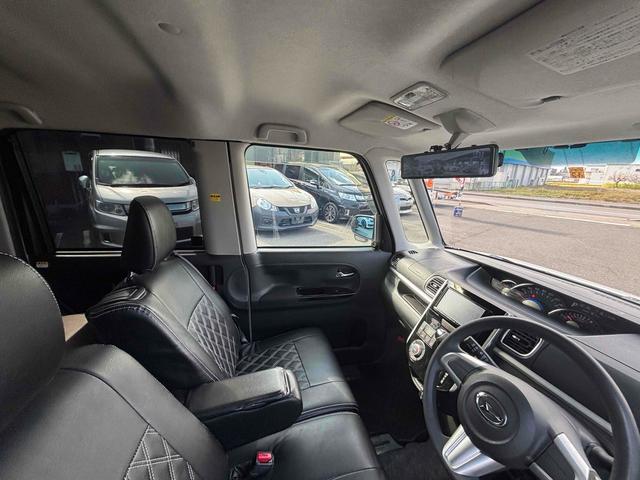 タント カスタムX SA デジタルミラー 車高調 ナビ TV 衝突被害軽減システム LEDヘッドランプ スマートキー アイドリングストップ ベンチシート CVT 盗難防止システム ABS ESC CD USB(34枚目)