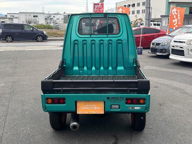 ミゼットII Ｄタイプ　フロア５ＭＴ車　社外マフラー　社外ホイール　社外テールランプ　社外シフトノブ　社外シート　社外ハンドル　社外ヘッドライト　社外キーレス　Ｂｌｕｅｔｏｏｔｈ機能　ＡＵＸ　車検Ｒ９年４月（12枚目）