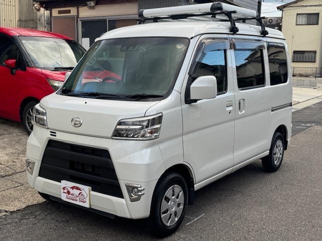 ハイゼットカーゴ クルーズＳＡＩＩＩ　スマートアシスト／ＬＥＤヘッドライト／フォグ／レーンサポート／衝突軽減ブレーキ／横滑り防止／アイドリングストップ／バックカメラ／ＥＴＣ／ドライブレコーダー／両側スライドドア／電動格納ミラー／（3枚目）