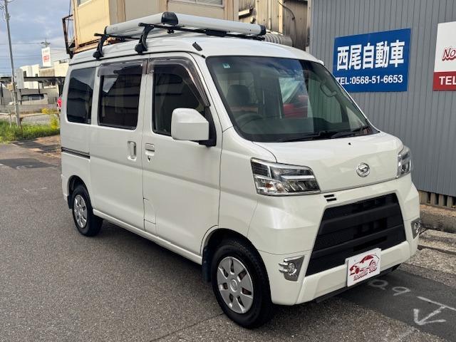 ハイゼットカーゴ クルーズＳＡＩＩＩ　スマートアシスト／ＬＥＤヘッドライト／フォグ／レーンサポート／衝突軽減ブレーキ／横滑り防止／アイドリングストップ／バックカメラ／ＥＴＣ／ドライブレコーダー／両側スライドドア／電動格納ミラー／（10枚目）