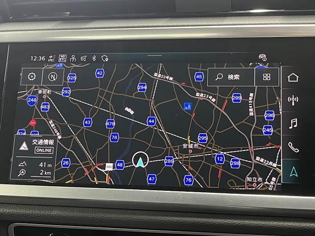 Ｑ３ ３５ＴＦＳＩアドバンスド　メーカーナビ　ＡｐｐｌｅＣａｒＰｌａｙ　Ｂｌｕｅｔｏｏｔｈ　全周囲カメラ　電動リヤゲート　アダプティブクルコン　レーンキープ　ブラインドスポットモニター　ＬＥＤライト　電動ゲート（3枚目）