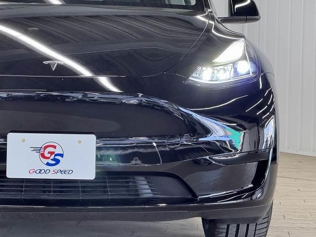 モデルＹ ＲＷＤ　黒革　ガラスルーフ　ナビ　シートヒーター　電動リアゲート　純正アルミホイール　パワーシート　ＬＥＤヘッドライト　ＥＴＣ　ステアリングヒーター　クリアランスソナー（19枚目）