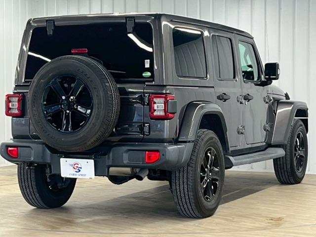 ジープ・ラングラーアンリミテッド サハラ　アルティテュード　限定２１０台／１オーナー／黒革／シートヒーター／ＡｐｐｌｅＣａｒＰｌａｙ／ブラインドスポット／アダプティブクルーズコントロール／ステアリングヒーター／バックモニター／サイドカメラ／フロントカメラ（64枚目）