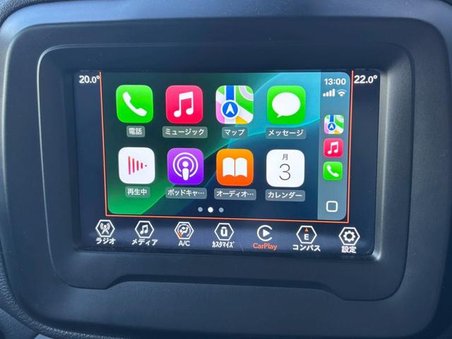 ジープ・レネゲード ナイトイーグル　特別仕様車／ＡｐｐｌｅＣａｒｐｌａｙ／クリアランスソナー／ブラインドアシスト／アイドリングストップ／レーンキープアシスト／ＵＳＢポート／スマートキー／クルーズコントロール／ＥＴＣ／オートライト（21枚目）