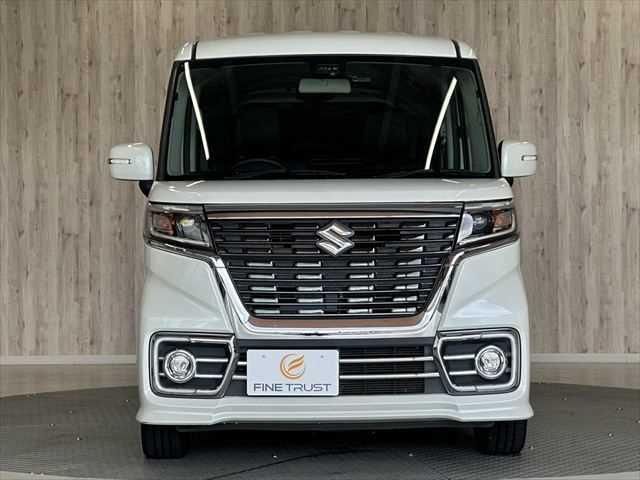 スペーシアカスタム ハイブリッドＸＳターボ　ユーザー買取車　スズキセーフティサポート　両側パワースライドドア　フルセグＴＶ　ＬＥＤヘッドライト　禁煙車　ハーフレザーシート　ＳＤナビ　純正１５インチアルミホイール　Ｂｌｕｅｔｏｏｔｈ対応　ＥＴＣ（12枚目）