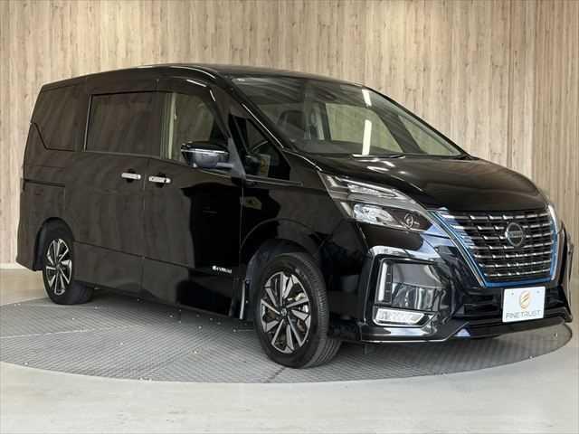 セレナ e-パワー ハイウェイスターV 後期 純正10インチナビ 後席モニター アラウンドビューモニター 防水シート 両側パワースライドドア 衝突軽減ブレーキ 禁煙車 ETC クリアランスソナー ブラインドスポットモニター スマートキー(21枚目)