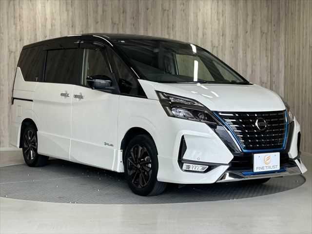 セレナ e-パワー ハイウェイスターV アーバンクロム 特別仕様車 後席モニター 10インチ純正ナビ プロパイロット 両側パワースライドドア 禁煙車 防水シート レーダークルーズコントロール 衝突軽減ブレーキ BSM アラウンドビューモニター(21枚目)