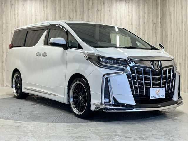 アルファード ２．５Ｓ　禁煙車　Ｗサンルーフ　モデリスタフルエアロ　１２．８インチフリップダウンモニター　１１型ＢＩＧＸ　マルチフォルケッタ２０ＡＷ　　トヨタセーフティセンス　レーダークルーズコントロール　両側電動スライド（22枚目）