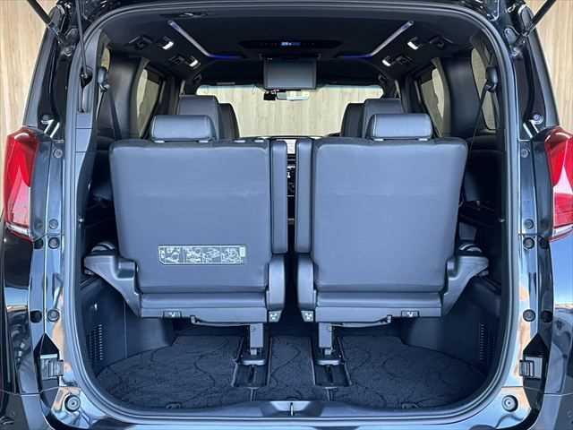 アルファード 2.5S タイプゴールド 禁煙車 12インチ後席モニター モデリスタフルエアロ 9インチディスプレイオーディオTV・DVD・ナビ機能 三眼LEDヘッド 電動リアゲート フルセグTV ハーフレザー 両側電動スライド 衝突軽減(13枚目)