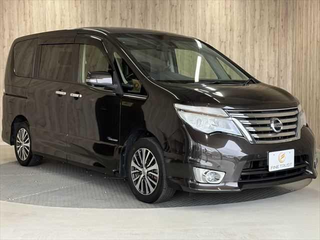 セレナ ハイウェイスターＳ－ＨＶアドバンスドセーフティパック　６ヶ月走行無制限保証付き　純正８インチナビ　後席モニター　両側電動スライドドア　ＬＥＤヘッドライト　クルーズコントロール　禁煙車　アラウンドビュー　ＤＶＤ再生　　フルセグＴＶ　　衝突軽減ブレーキ（16枚目）