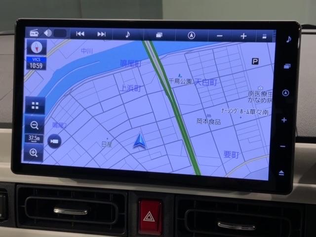 ムーヴキャンバス ストライプスＧターボ　２ト－ン　最長５年保証　純正ナビ　ＴＶ　Ｒカメラ　ＣＤ録音　ＢＴオ－ディオ　ＤＶＤ　ドラレコ　衝突軽減Ｂ　シートヒーター　ＥＴＣ　ＬＥＤライト　横滑り防止　両側電動ドア　クルコン　フォグ　スマートキー（5枚目）