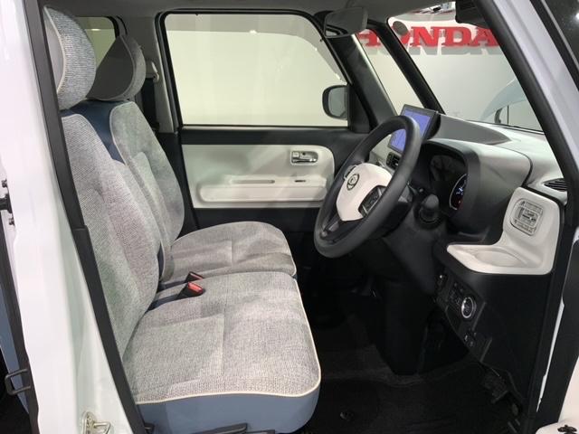 ムーヴキャンバス ストライプスＧターボ　２ト－ン　最長５年保証　純正ナビ　ＴＶ　Ｒカメラ　ＣＤ録音　ＢＴオ－ディオ　ＤＶＤ　ドラレコ　衝突軽減Ｂ　シートヒーター　ＥＴＣ　ＬＥＤライト　横滑り防止　両側電動ドア　クルコン　フォグ　スマートキー（18枚目）