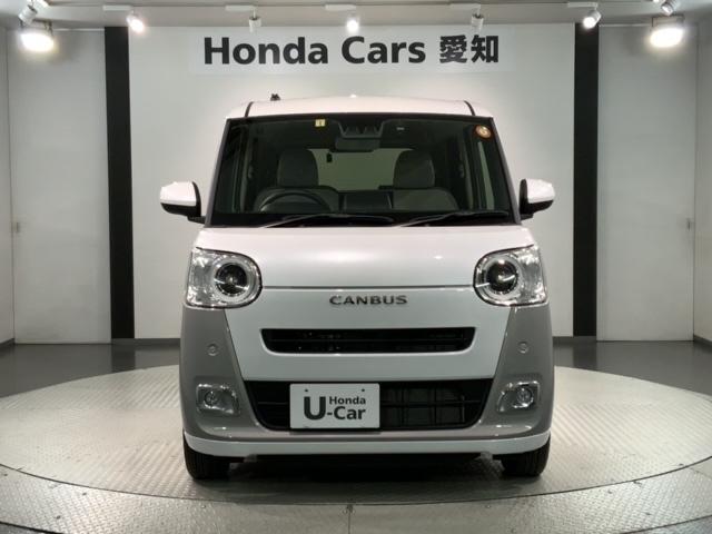 ムーヴキャンバス ストライプスＧターボ　２ト－ン　最長５年保証　純正ナビ　ＴＶ　Ｒカメラ　ＣＤ録音　ＢＴオ－ディオ　ＤＶＤ　ドラレコ　衝突軽減Ｂ　シートヒーター　ＥＴＣ　ＬＥＤライト　横滑り防止　両側電動ドア　クルコン　フォグ　スマートキー（53枚目）