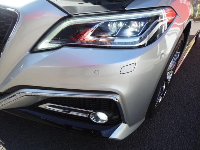 クラウンハイブリッド トヨタ純正フルセグナビ・パノラミッビューモニター・ハーフレザーシート・シートヒーター&ステリングヒーター・F/Rドラレコ・ETC・HUD・BSM・TOYOTAセーフティセンス・3眼LEDヘッド(35枚目)