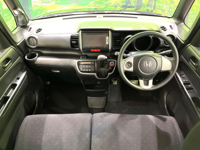 Ｎ－ＢＯＸ Ｇ　ＳＳパッケージ　両側電動ドア　純正ナビ　バックカメラ　ｂｌｕｅｔｏｏｔｈ　衝突軽減　禁煙車　スマートキー　ＥＴＣ　オートライト　オートエアコン　スマートキー　電動格納ミラー　バニティミラー　純正１４インチアルミ（2枚目）