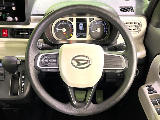 ムーヴキャンバス ストライプスＧ　禁煙車　両側電動スライドドア　シートヒーター　衝突軽減装置　クリアランスソナー　オートハイビーム　オートライト　カップホルダーヒーター　ＬＥＤヘッドライト／フォグライト（12枚目）