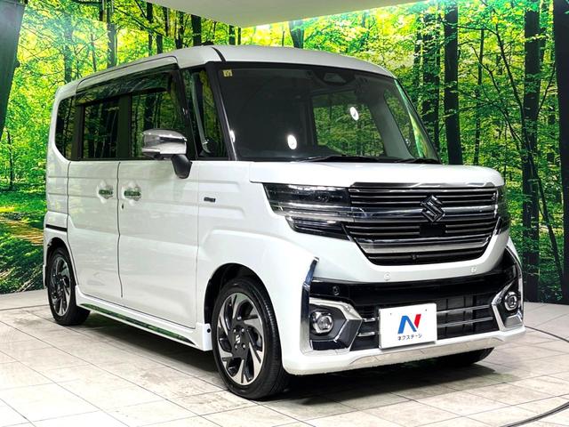 スペーシアカスタム ハイブリッドＸＳ　両側電動ドア　純正８型ナビ　全周囲カメラ　デジタルインナーミラー　衝突被害軽減システム　メッキガーニッシュ　レーダークルーズ　禁煙車　コーナーセンサー　スマートキー　ＬＥＤヘッド　ＥＴＣ（15枚目）