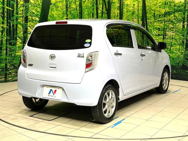 ミライース X SA 衝突軽減 アイドリングストップ 電動格納ミラー バニティミラー 横滑り防止装置 ヘッドライドレベライザー シガーソケット 純正14インチアル三ホイール プライバシーガラス ドアバイザー(17枚目)