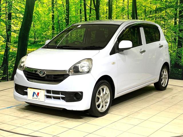 ミライース X SA 衝突軽減 アイドリングストップ 電動格納ミラー バニティミラー 横滑り防止装置 ヘッドライドレベライザー シガーソケット 純正14インチアル三ホイール プライバシーガラス ドアバイザー(51枚目)