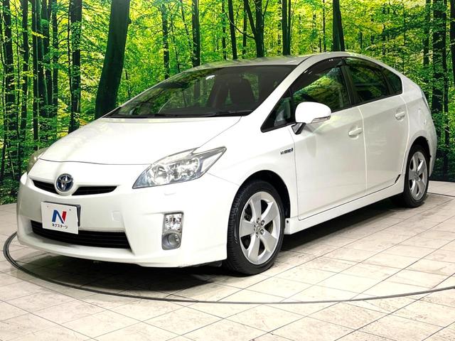 プリウス Sツーリングセレクション SDナビ ETC スマートキー HIDヘッドライト HIDフォグライト クルーズコントロール ステアリングスイッチ オートエアコン 純正17インチアルミホイール CD再生 地デジ オートライト(51枚目)