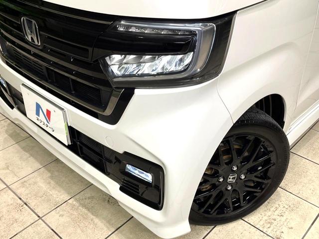 N-BOXカスタム Lターボ スタイル+ブラック 両側電動ドア 純正SDナビ バックカメラ 衝突被害軽減システム 禁煙車 レザーシート ドラレコ コーナーセンサー スマートキー LEDヘッド ビルトインETC クルコン 車線逸脱警報 オートライト(13枚目)