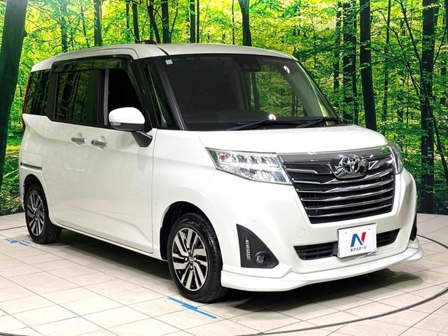 ルーミー カスタムG 禁煙車 両側電動スライド ナビゲーション バックカメラ 衝突軽減装置 ドライブレコーダー ETC シートカバー LEDヘッドライト フォグライト ステアリングスイッチ 革巻きステアリング(17枚目)