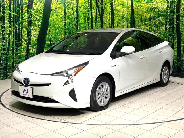 プリウス S 衝突軽減装置 ナビゲーション バックカメラ レーダークルーズコントロール オートハイビーム ETC シートリフター ステアリングスイッチ 革巻きステアリング LEDヘッドライト オートライト(39枚目)