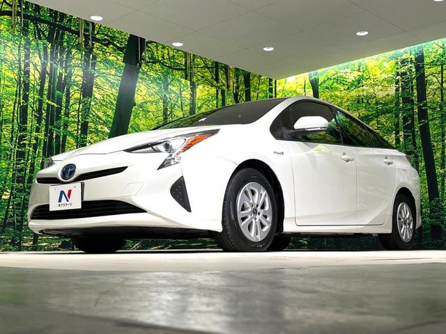 プリウス S 衝突軽減装置 ナビゲーション バックカメラ レーダークルーズコントロール オートハイビーム ETC シートリフター ステアリングスイッチ 革巻きステアリング LEDヘッドライト オートライト(40枚目)