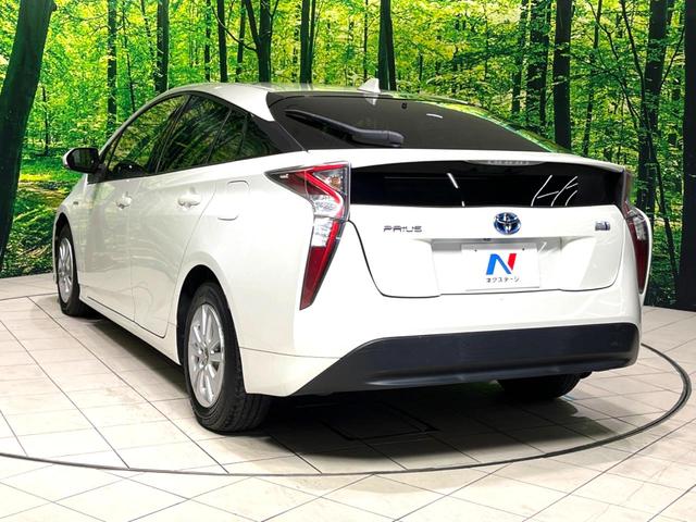 プリウス S 衝突軽減装置 ナビゲーション バックカメラ レーダークルーズコントロール オートハイビーム ETC シートリフター ステアリングスイッチ 革巻きステアリング LEDヘッドライト オートライト(42枚目)