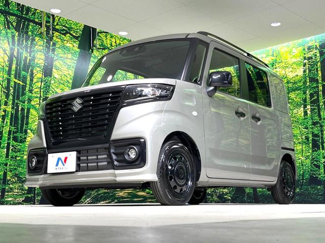 スペーシアベース XF 電動スライドドア 衝突軽減装置 レーダークルーズコントロール スマートキー シートヒーター LEDヘッド LEDフォグ レーンキープアシスト クリアランスソナー 車線逸脱警報 ステアリングスイッチ(62枚目)