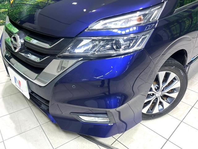 セレナ ハイウェイスター 禁煙車 純正9型ナビ 後席モニター 全周囲カメラ ハンズフリー両側電動スライドドア 衝突軽減装置 プロパイロット ドライブレコーダー ETC リアオートエアコン LEDヘッドライト(28枚目)