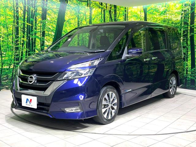 セレナ ハイウェイスター 禁煙車 純正9型ナビ 後席モニター 全周囲カメラ ハンズフリー両側電動スライドドア 衝突軽減装置 プロパイロット ドライブレコーダー ETC リアオートエアコン LEDヘッドライト(34枚目)