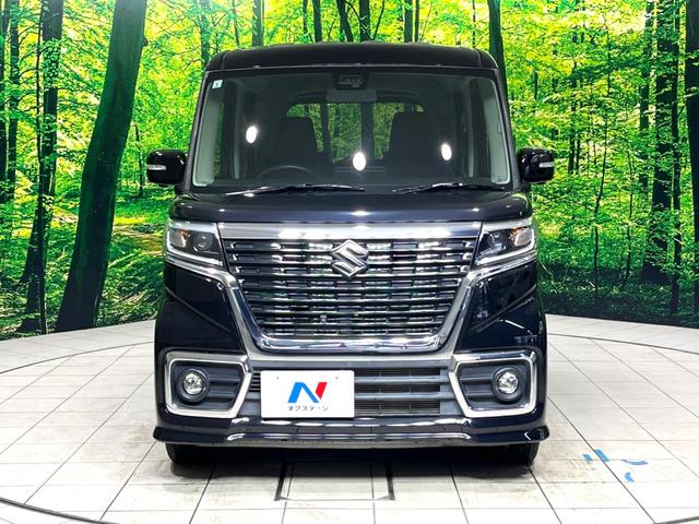 スペーシアカスタム ハイブリッドGS 全周囲カメラ 電動スライドドア 衝突軽減装置 SDナビ スマートキー シートヒーター LEDヘッド LEDフォグ クリアランスソナー オートマチックハイビーム ステアリングスイッチ オートエアコン(14枚目)