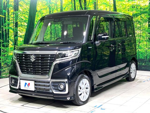 スペーシアカスタム ハイブリッドGS 全周囲カメラ 電動スライドドア 衝突軽減装置 SDナビ スマートキー シートヒーター LEDヘッド LEDフォグ クリアランスソナー オートマチックハイビーム ステアリングスイッチ オートエアコン(60枚目)