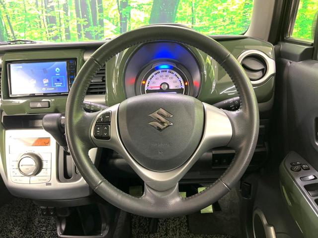 ハスラー J 禁煙車 純正ナビ バックカメラ 衝突軽減装置 車線逸脱警報 ステアリングスイッチ 前席シートヒーター ドライブレコーダー オートライト 革巻きステアリング ホワイト2トーンルーフ(12枚目)