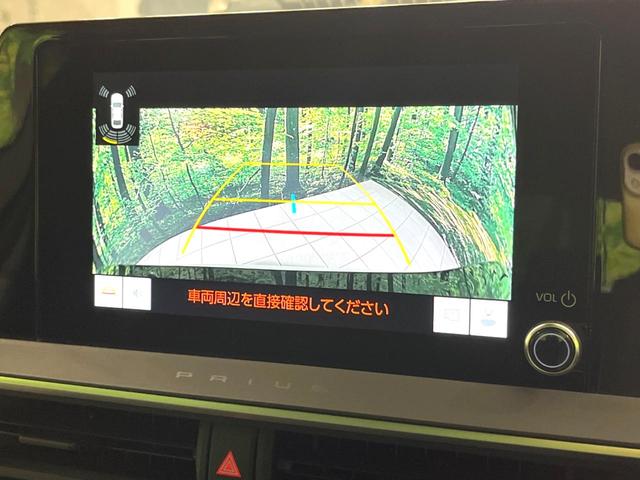 プリウス Ｘ　現行モデル　禁煙車　純正ディスプレイオーディオ　ブラインドスポットモニター　衝突軽減装置　ＡＣ１００Ｖ電源　ビルトインＥＴＣ　ドラレコ　純正革巻きステアリング　ステアリングスイッチ（59枚目）