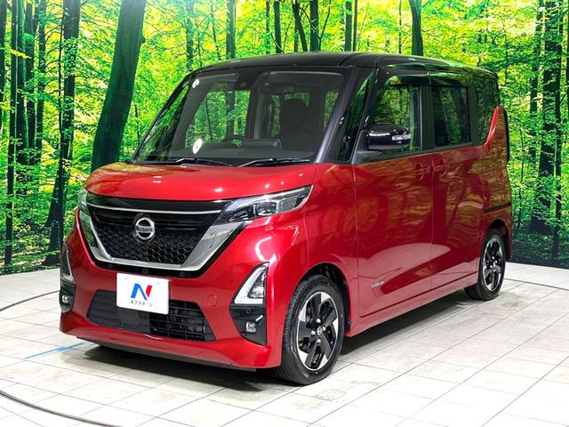 ルークス ハイウェイスター　Ｘ　プロパイロットエディション　両側電動ドア　９インチ純正ナビ　全周囲カメラ　衝突被害軽減システム　レーダークルーズ　　ドラレコ　コーナーセンサー　スマートキー　ＬＥＤヘッド　ビルトインＥＴＣ　純正１４インチアルミ　車線逸脱警報（61枚目）