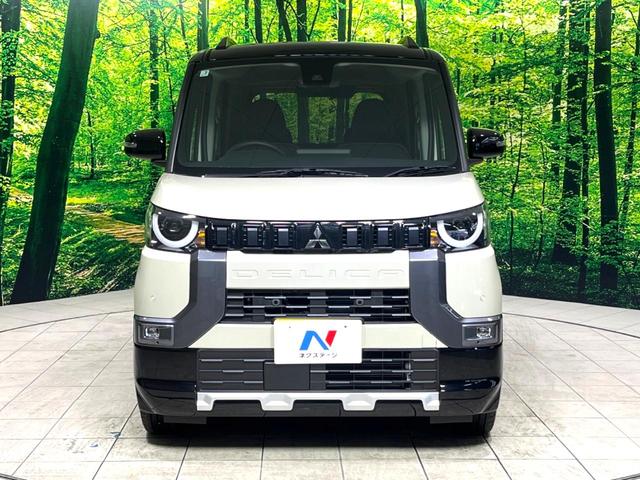 デリカミニ Ｔ　プレミアム　届出済未使用車　両側電動ドア　全周囲カメラ　衝突軽減　ハーフレザーシート　コーナーセンサー　スマートキー　ＬＥＤヘッド　純正１５インチアルミ　車線逸脱警報　オートライト　オートエアコン（14枚目）