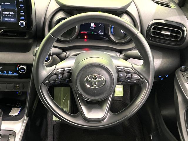 ヤリスクロス G 禁煙車 純正ナビ付ディスプレイオーディオ 全周囲カメラ 衝突軽減装置 レーダークルーズコントロール ブレーキオートホールド クリアランスソナー ビルトインETC 革巻きステアリング LEDヘッドライト(12枚目)