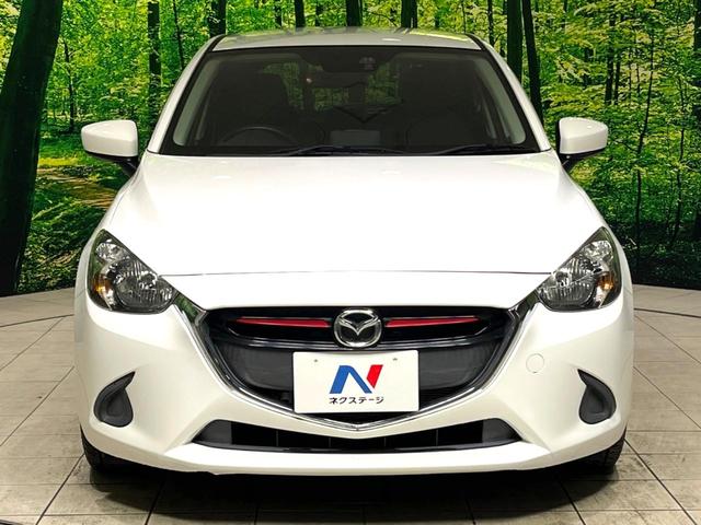 デミオ XD 禁煙車 マツダコネクト CD/DVDキット Bluetooth再生 衝突軽減装置 軽油 ターボ ETC ステアリングスイッチ リモコンキー プッシュスタート アイドリングストップ(15枚目)
