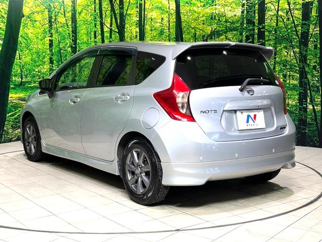 ノート X DIG-S エアロスタイル 禁煙車 純正ナビ 全周囲カメラ 衝突軽減装置 ドライブレコーダー ETC 純正フルエアロ リアスポイラー エコスーパーチャージャー LEDヘッドライト フォグランプ 純正15インチアルミホイール(34枚目)