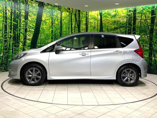 ノート X DIG-S エアロスタイル 禁煙車 純正ナビ 全周囲カメラ 衝突軽減装置 ドライブレコーダー ETC 純正フルエアロ リアスポイラー エコスーパーチャージャー LEDヘッドライト フォグランプ 純正15インチアルミホイール(35枚目)