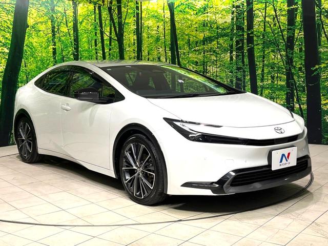 プリウス Z 禁煙車 純正12.3型ナビ 全周囲カメラ ブラインドスポットモニター 衝突軽減装置 レーダークルーズコントロール シートベンチレーション パワーバックドア ETC レザー調シート パワーシート(17枚目)