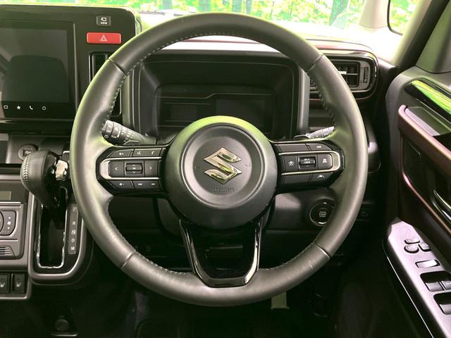 スペーシアカスタム ハイブリッドＸＳターボ　禁煙車　純正９型ナビ　全周囲カメラ　スズキコネクト　両側電動スライドドア　シートヒーター　ステアリングヒーター　ハーフレザー調シート　後席オットマン　ＬＥＤヘッドライト　フォグライト（12枚目）