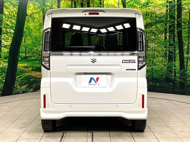 スペーシアカスタム ハイブリッドＸＳターボ　禁煙車　純正９型ナビ　全周囲カメラ　スズキコネクト　両側電動スライドドア　シートヒーター　ステアリングヒーター　ハーフレザー調シート　後席オットマン　ＬＥＤヘッドライト　フォグライト（16枚目）