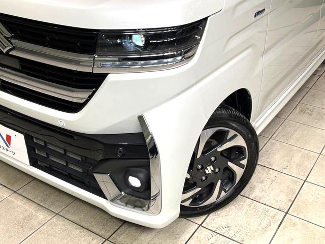 スペーシアカスタム ハイブリッドＸＳターボ　禁煙車　純正９型ナビ　全周囲カメラ　スズキコネクト　両側電動スライドドア　シートヒーター　ステアリングヒーター　ハーフレザー調シート　後席オットマン　ＬＥＤヘッドライト　フォグライト（26枚目）