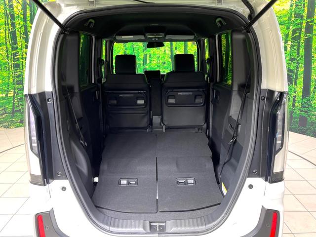 N-BOXカスタム ターボ 禁煙車 純正9型ナビ バックカメラ 衝突軽減装置 アダプティブクルコン パドルシフト シートヒーター シートバックテーブル ハーフレザー調シート 革巻きステアリング LEDヘッドライト(11枚目)