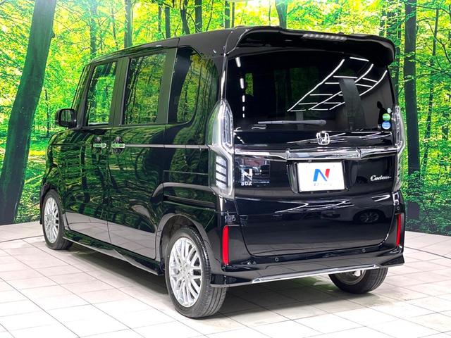 N-BOXカスタム Lターボ 両側電動スライドドア 純正ナビ バックカメラ bluetooth フルセグ ETC コーナーセンサー LEDヘッド LEDフォグ 前席シートヒーター レーダークルーズコントロール オートライト(74枚目)